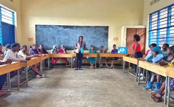 A DREAMS safe space session in Kigali, Rwanda. Credit: Jackie Kasuya/Pact