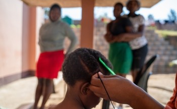 An adolescent girl in Eswatini who participated in the Insika ya Kusasa project.