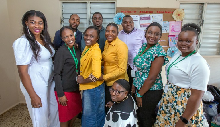 Community case workers in Dominican Republic