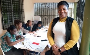 Joseli Lockhart, a community case worker with the Building Resilience project