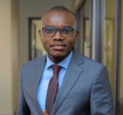 Portrait of Francis Wachira, communications manager for the CSM-STAND Sudan project.