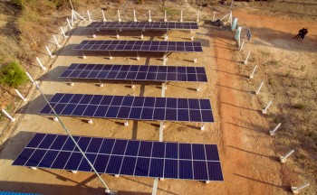 Solar panels in Myanmar