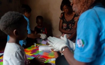 A Community HIV Educator in Zambia. Credit: Brian Clark/Pact. 