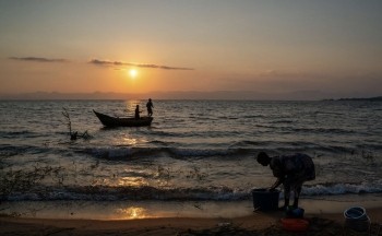 A beach on Lake Malawi