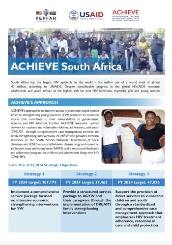 ACHIEVE South Africa fact sheet