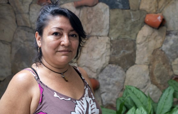 A Pact program participant in Colombia