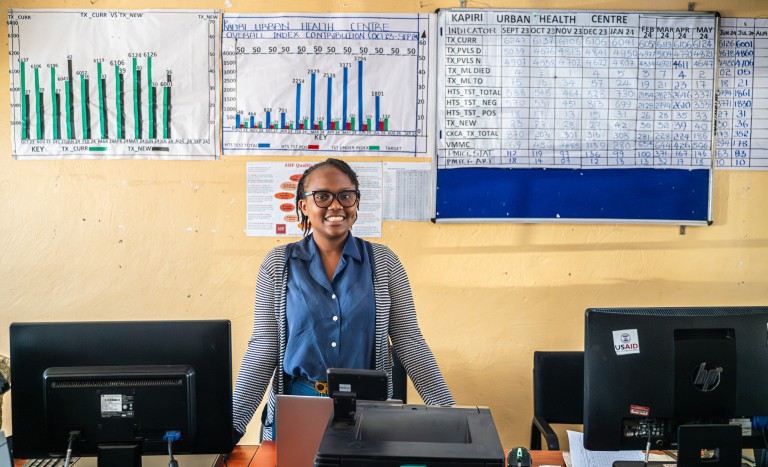 A local partner in the Zambia Integrated Health project. 
