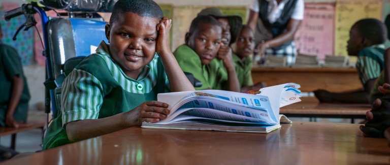 A Pact program participant in Zimbabwe