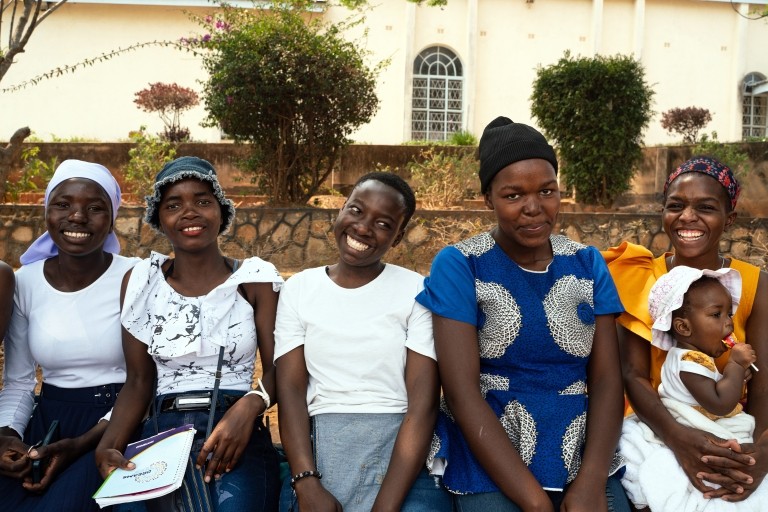 Project participants in Zimbabwe