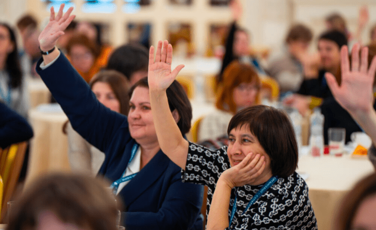 WoU final conference, November 2023.  Photo Credit: Irina Shatalova for Pact.