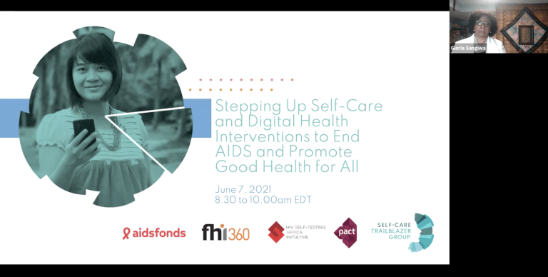 Stepping up self-care interventions to end AIDS and promote good health for all